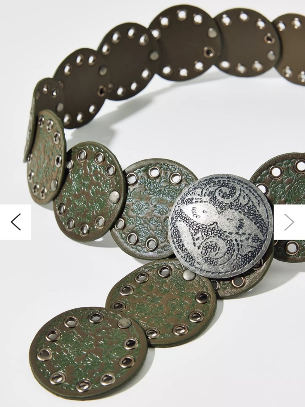 Betty Stamped Leather Western
Belt - Picture 3 of 3